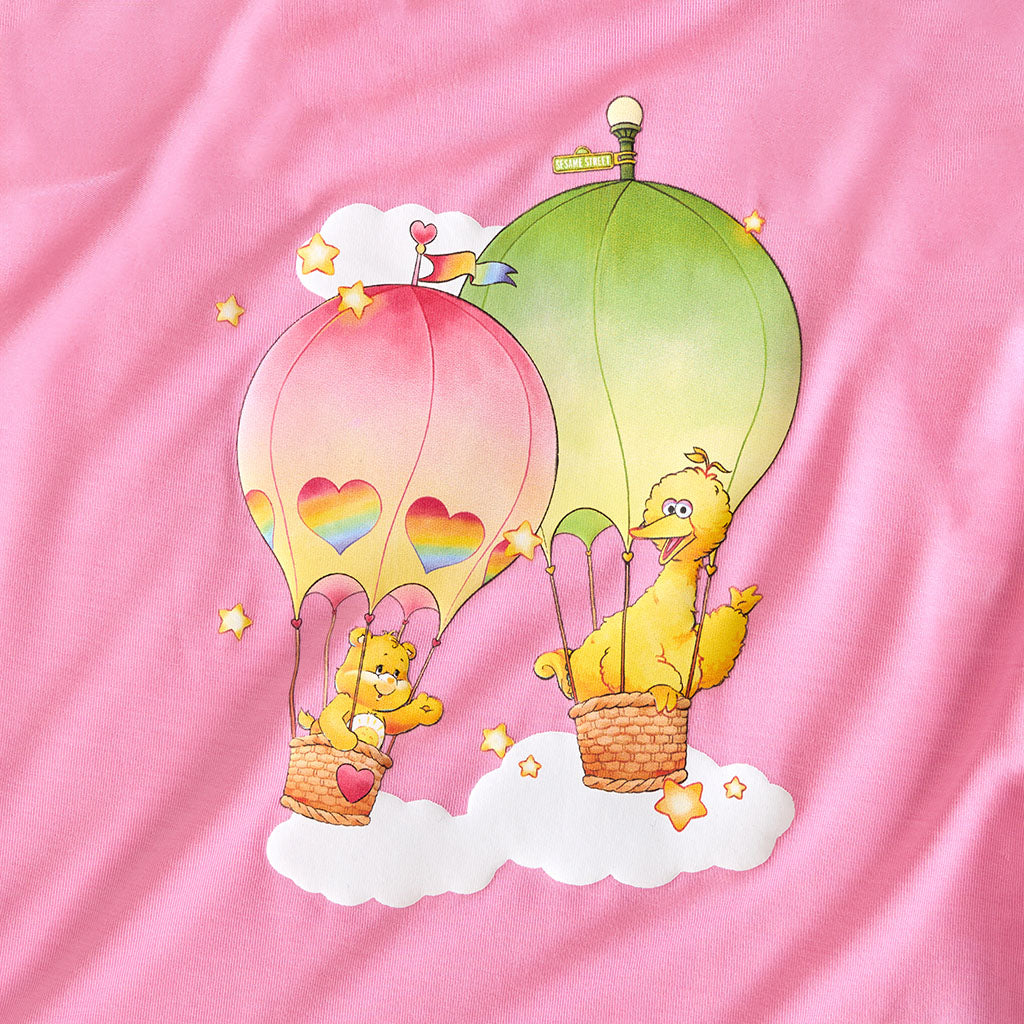 Care Bears™ Funshine Bear & Big Bird Ruffled Graphic Tee