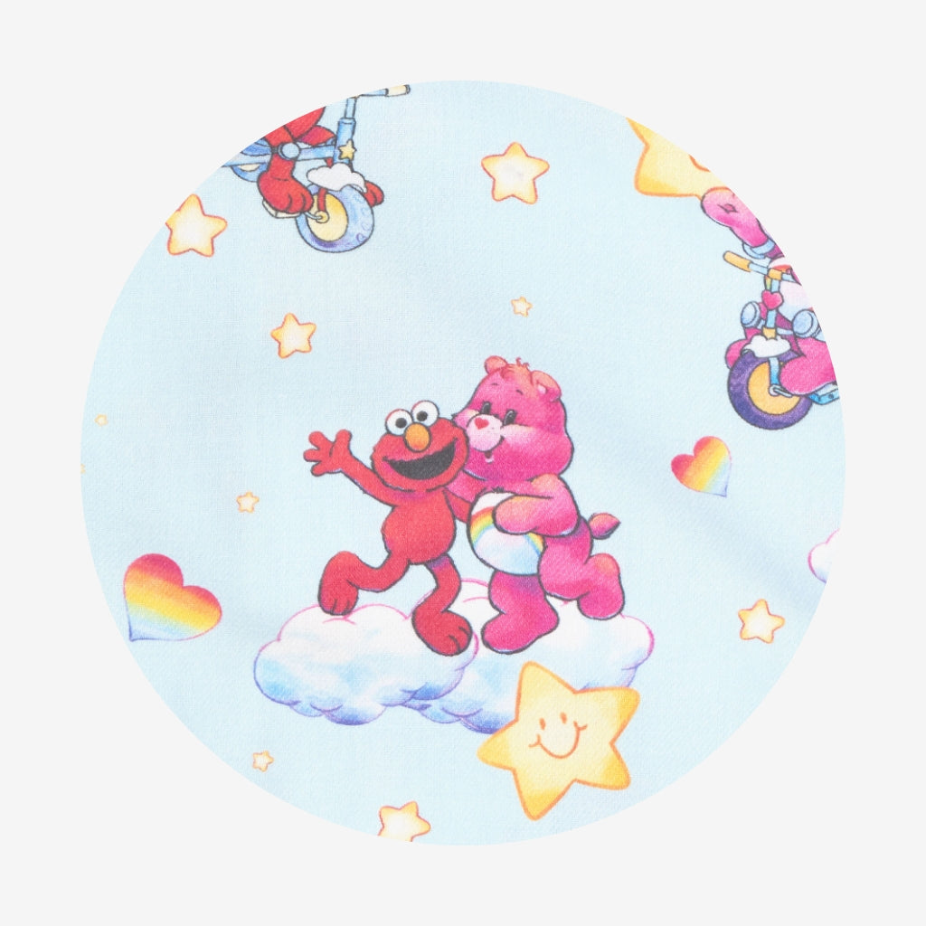 Care Bears™ Cheer Bear & Elmo Women's Twill Pajama Short Set