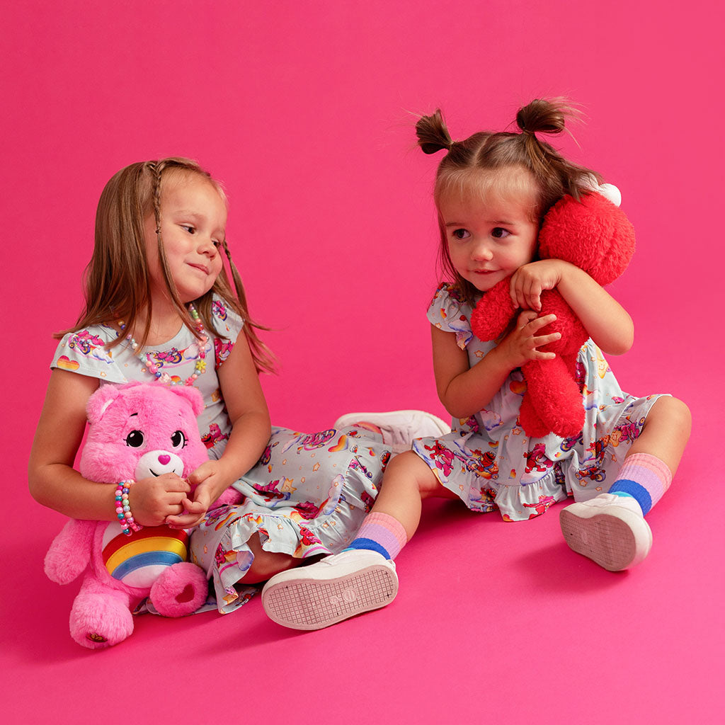 Care Bears™ Cheer Bear & Elmo Ruffled Twirl Bodysuit Dress