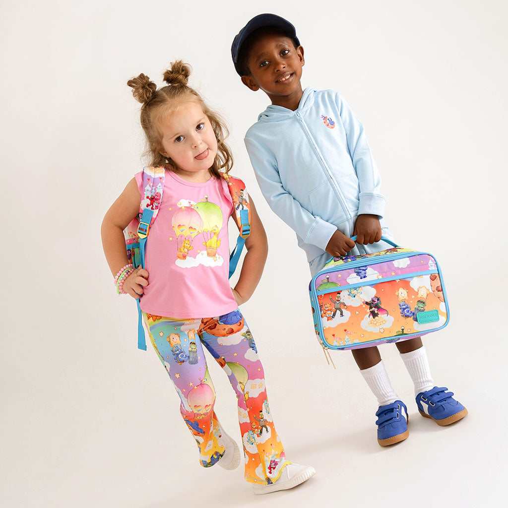 Care Bears™ Funshine Bear & Big Bird Ruffled Graphic Tee