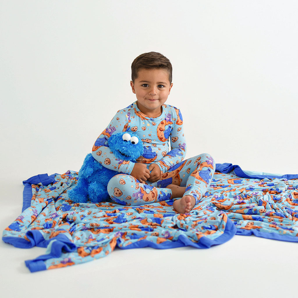 Care Bears™ Share Bear & Cookie Monster Luxe Patoo® Blanket