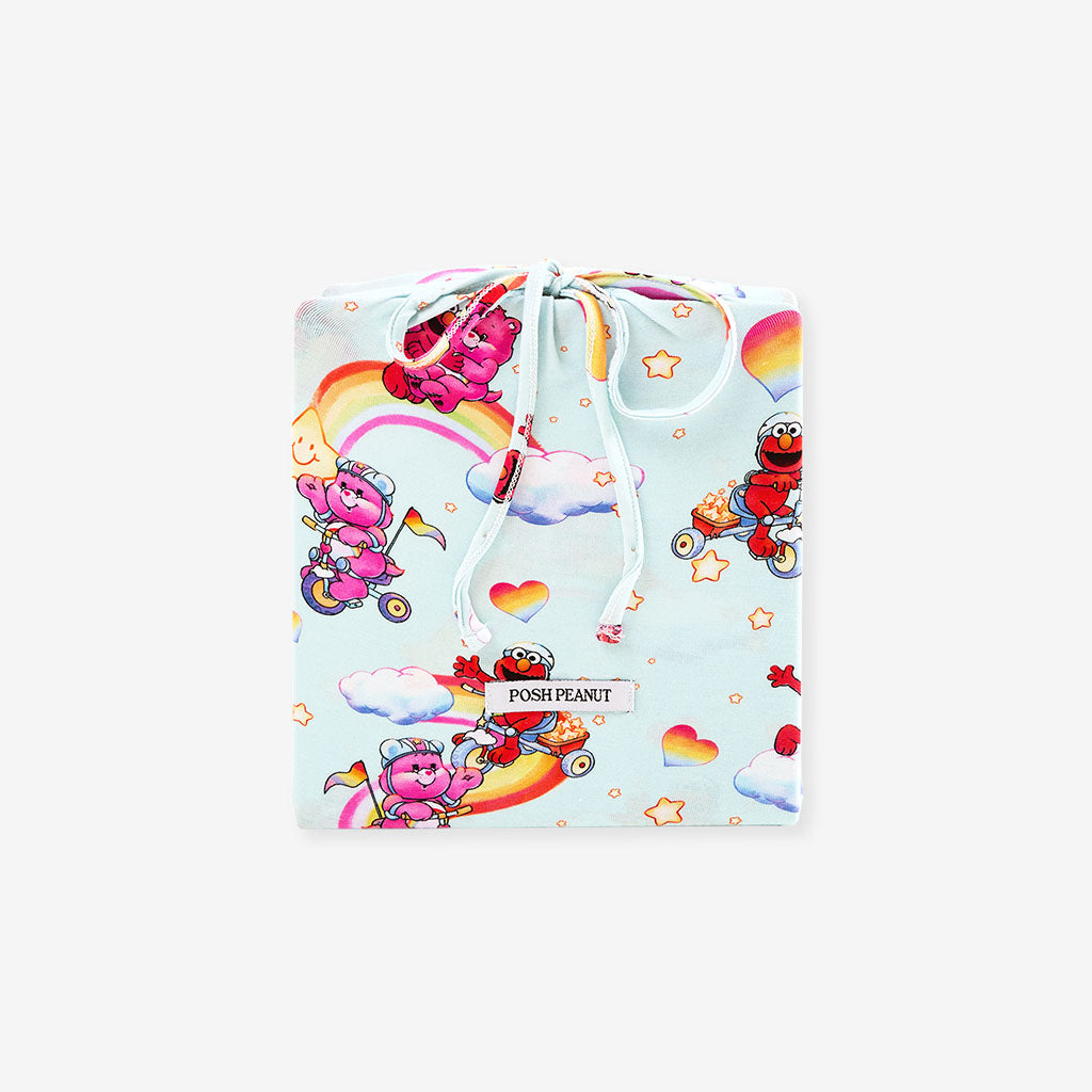 Care Bears™ Cheer Bear & Elmo Crib Sheet