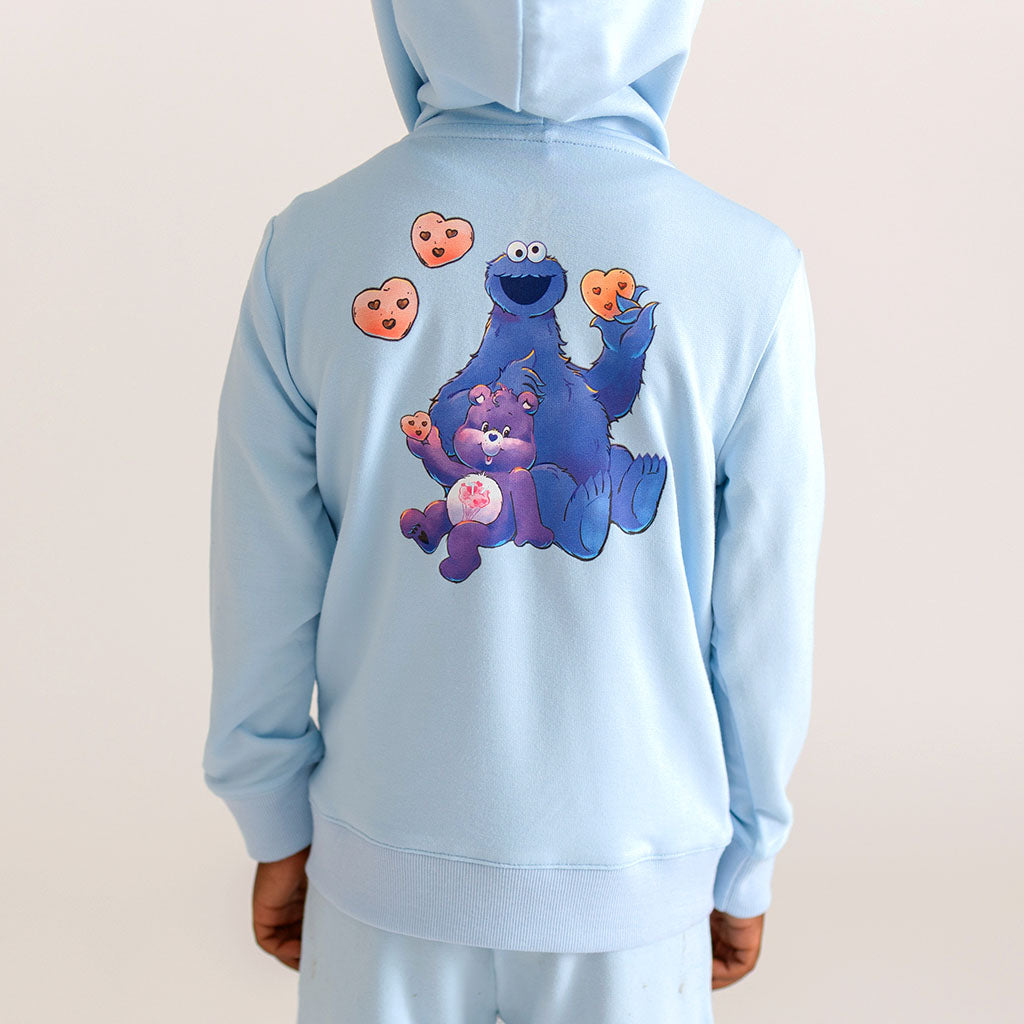 Care Bears™ Cookie Friends French Terry Zippered Graphic Hoodie