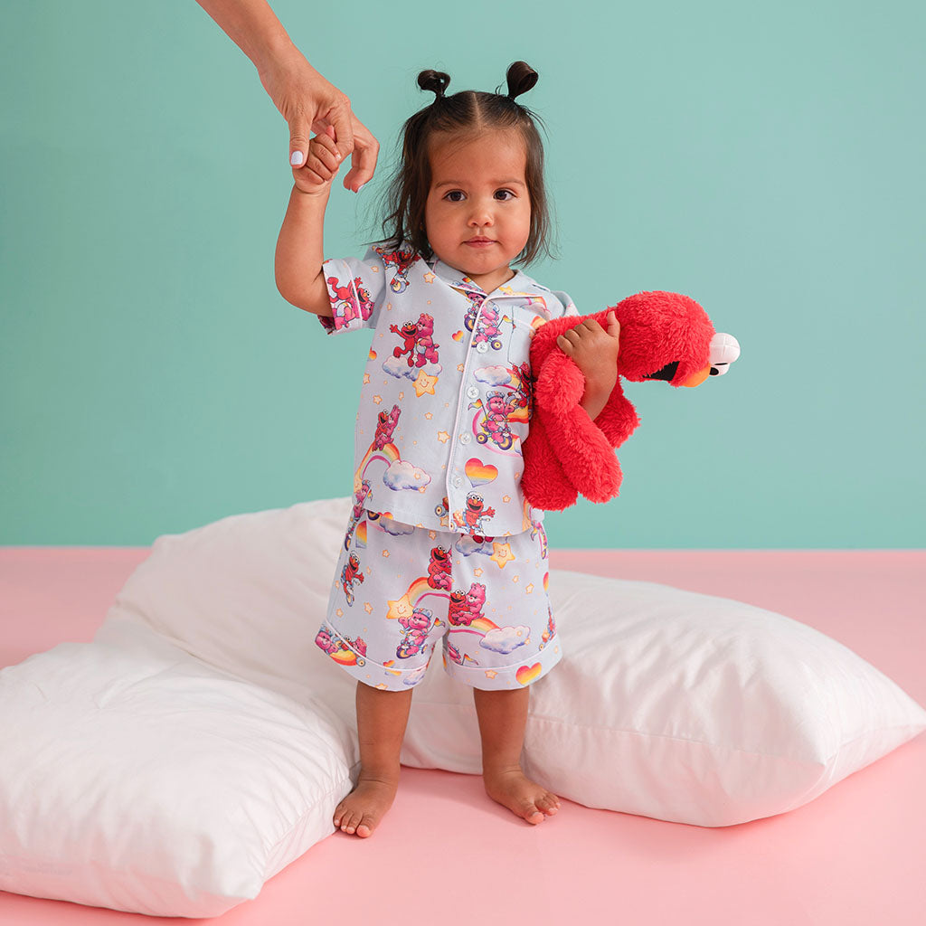 Care Bears™ Cheer Bear & Elmo Twill Pajama Short Set