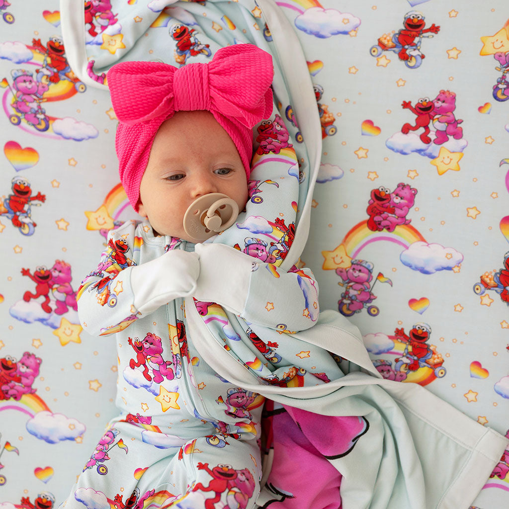 Care Bears™ Cheer Bear & Elmo Luxette Patoo® Blanket