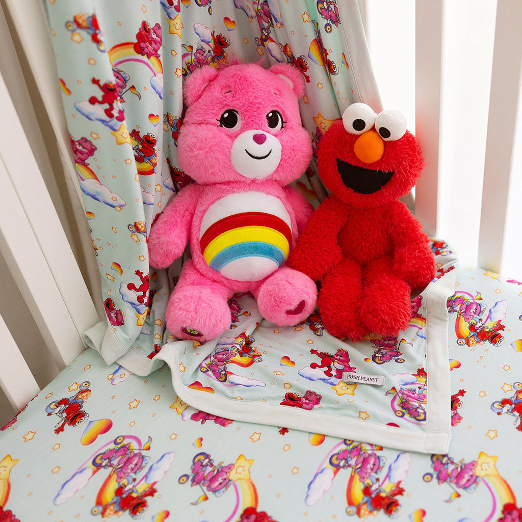 Care Bears™ Cheer Bear & Elmo Luxette Patoo® Blanket