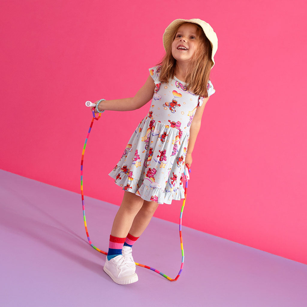 Care Bears™ Cheer Bear & Elmo Ruffled Twirl Dress