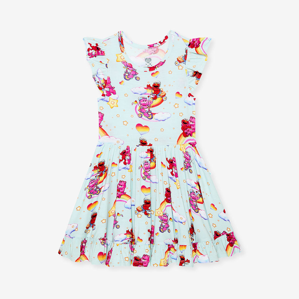 Care Bears™ Cheer Bear & Elmo Ruffled Twirl Dress