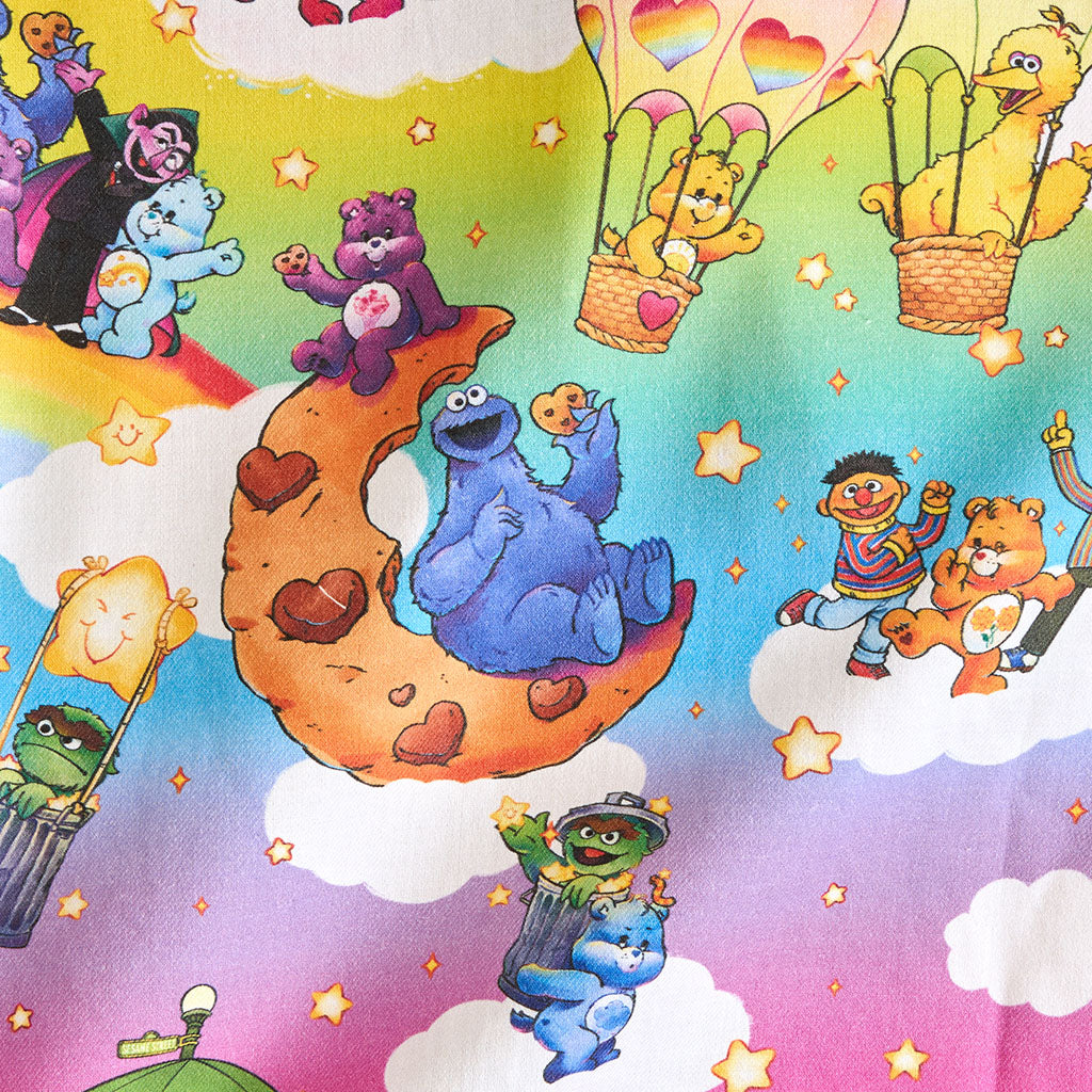 Care Bears™ x Sesame Friends Women's Twill Pajama Short Set
